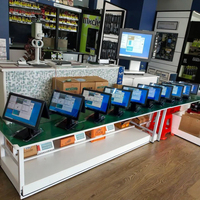 Bon Prix 15.6 "ou 15 Pouces Pos Systèmes Machine windows Restaurant Écran Tactile Caisse Enregistreuse Un Écran