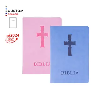 Classic Black PU Cover bibles manufacturers wholesale holy bible book