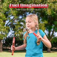 Vente en gros de nouveau jouet à bulles mixte extérieur 37cm quatre couleurs pour enfants 24P Portable bulle d'eau bulle bâton en Chine usine