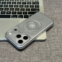 Nouvelle coque arrière magnétique respirante à dissipation thermique pour iPhone 18 Pro Max 17 16 15 14 13 12 11, compatible charge sans fil et refroidissement