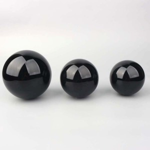 Bóng đá thạch anh đen tự nhiên đánh bóng số lượng lớn bán buôn để trang trí nhà cửa - Product Image 3