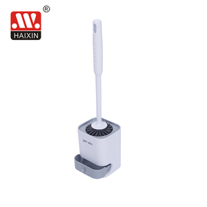 Outils de nettoyage des toilettes, <span class=keywords><strong>brosse</strong></span> de nettoyage des toilettes ronde en <span class=keywords><strong>silicone</strong></span> et support mural pour salle de bain, <span class=keywords><strong>brosse</strong></span> de toilettes murale avec petite grille - Product Image 4