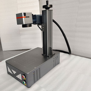Fiber Laser Engraving Machine for Stone Metal <b>Rubber</b> <b>Plastic</b> 2.5D Deep Marking Serial Number With Rotary Axis High-Precision - Product Image 5