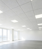 Faux plafond 600*600mm, plaque de plâtre suspendue 60x60, blanc, gaufré, pour hôtel moderne, hôpital, résistant à l'humidité