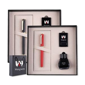Ensemble de stylos promotionnels d'entreprise personnalisés de luxe avec logo pour cadres masculins - Product Image 2