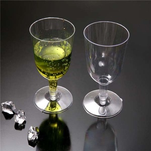 Gobelets jetables en plastique transparent personnalisables avec logo d'usine, <span class=keywords><strong>7</strong></span> oz, en PS, pour fêtes, restaurants, pique-niques, verres à vin, volume personnalisable, moulage par injection - Product Image 2