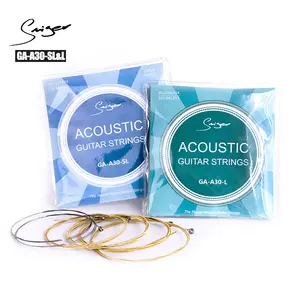 Cheap GA-A30 Acoustic Guitar Strings High Quality Steel Stings Guitar Accessory For 41/40inch Guitar Source Factory Product