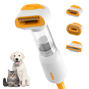 Wholesale 3 in 1 Pet Handheld Brushless Grooming Kit <b>Vacuum</b> Cleaner with a Hidden Needle Comb Multi-function - Product Image 1