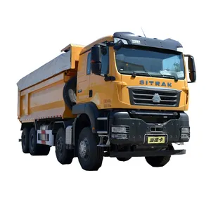 סין ספק 8*4 בשימוש משליך משאית 12 גלגלים טיפר Sinotruck 440hp Dump משאית למכירה