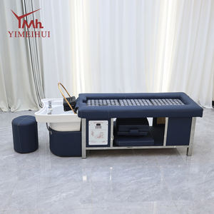 Lit de soin capillaire moderne thaïlandais de qualité commerciale, technologie de circulation d'eau avancée, lit de beauté et de coiffure avancé - Product Image 2