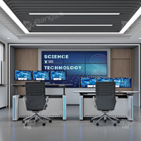 Meubles de salle de contrôle électrique chinois, console de salle de contrôle pour les infrastructures électriques, les services publics et le secteur de l'énergie