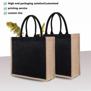 Wholesale <strong>Eco</strong> Customized Mixed Color Jute Shopping Tote Bag Bulk Order OEM Private Label Women Fashion Custom Printed <strong>Log</strong> - Product Image 2