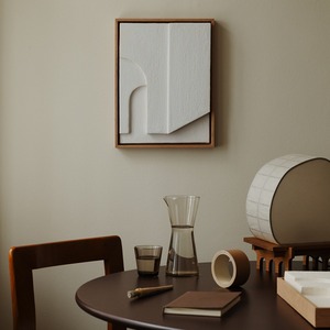 Français crème vent 3D Simple géométrie <span class=keywords><strong>grès</strong></span> peinture peinte à la main porche suspendu toile décorative Texture avancée toile - Product Image 3