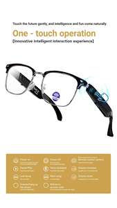 Nuevo F20 Batería de larga duración Gafas de moda de alta calidad para <span class=keywords><strong>escuchar</strong></span> Traducción en tiempo real Gafas AI Reproducción de música Gafas inteligentes - Product Image 6