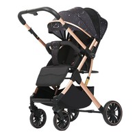Poussette bébé inclinable et droite, légère, pliable facilement, portable, pour voyage, en métal, pour nouveau-nés