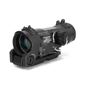 SPECPRECISION Tactical Zoom <strong>Scope</strong> Combo 1-4X Dual Power Tactical Optical <strong>Scope</strong> with Top Mounted Mini Red Dot Sight Combo - Product Image 5