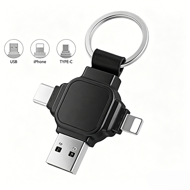 3 in 1 OTG USB Flash Drive 128GB 256GB 8GB 16GB 32GB 64GB Storage Stick Usb Flash Drives Type  USB Key Pendrive for Smart Phone