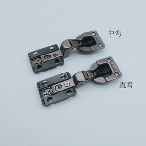 Maxkin Stainless Steel Ultra <b>Thin</b> Buffer Damping Hinges 35 Cup 11MM Arm Thickness Full Mortise Soft Closing Furniture Hinge - Product Image 3