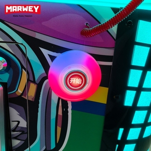 Tavolo da gioco arcade Air Hockey Marwey commerciale per interni con sistema a <span class=keywords><strong>punti</strong></span> e gettoni, modello Jumping Rabbit, in vendita - Product Image 6