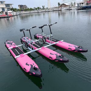 เรือโป๊ะลอยน้ำแบบเป่าลมลดราคาพิเศษ จักรยานน้ำสำหรับผู้ใหญ่ จักรยานน้ำสำหรับสองคน - Product Image 3