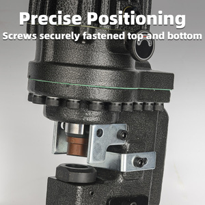 Machine de poinçonnage <span class=keywords><strong>hydraulique</strong></span> électrique MHP-20 portable 220V pour profilés en angle, acier en U et tôles, pour la construction industrielle - Product Image 5