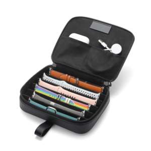DESSA PU cuir montre <span class=keywords><strong>bracelet</strong></span> bande porte-poche de <span class=keywords><strong>rangement</strong></span> étui de voyage bandes organisateur pour montre <span class=keywords><strong>Apple</strong></span> - Product Image 2