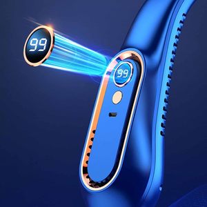 Portable Personal <b>Fan</b> Neck Cooling <b>Fan</b> Digital Display <b>Mini</b> <b>Fan</b> for Office and Dormitory - Product Image 3