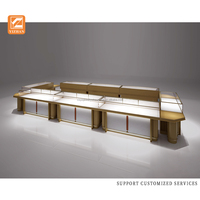 Accessoires complets de haute qualité pour vitrine à bijoux Combinaison étagère en verre tiroir avec vitrine de qualité supérieure