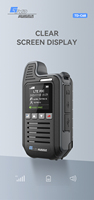 Radio bidirectionnelle longue portée 4G POC, radio mondiale avec double carte SIM, radio pour les voyages internationaux