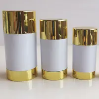 Emballage de déodorant doré 15g 30g 50g 75g, déodorant