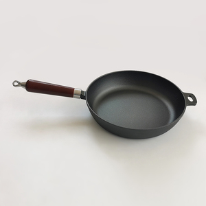 Bandejas De Hierro Fundido De <span class=keywords><strong>Mango</strong></span> De Madera - Product Image 2