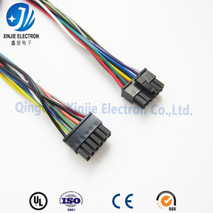 औद्योगिक नियंत्रण के लिए उल प्रमाणित कस्टम मल्टी-कलर मल्टी-पिन वायर हार्नेस, औद्योगिक नियंत्रण के लिए काले कनेक्टर के साथ रंग-कोडित वायरिंग असेंबली - Product Image 5