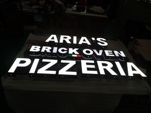 BRANDNEWSIGN <span class=keywords><strong>Custom</strong></span> esterno Led SignageShop in acciaio inox impermeabile 3D canale segni lettera all'aperto - Product Image 5