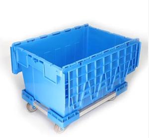 Plastic Crate Plastic Moving Moving Crates Stackable Turnover Storage Box With Lid