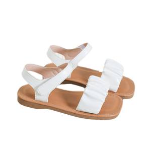 Sandales pour enfants à bout carré, respirantes, plates, antidérapantes, chaussures de plage pour petites filles - Product Image 5