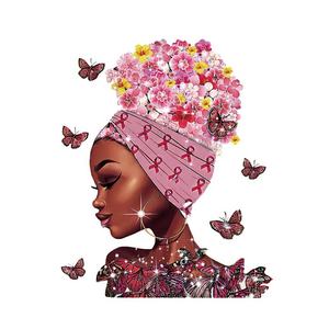 100 + Styles ragazza nera Afro schermo di trasferimento di calore personalizzato bella donna ferro su adesivi di trasferimento per le magliette per la storia nera - Product Image 1