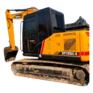 Excavadora Usada SANY SY135C de 13.5 Toneladas, Excavadora de Alta Potencia de Excavación SANY 135 SY135C de China, Excavadora de Orugas de 13.5 Toneladas - Product Image 1