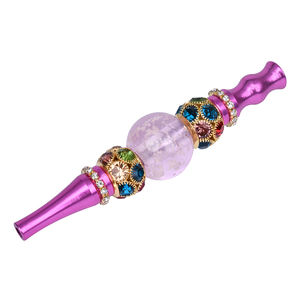 Bocchino narghilè filtro Shisha di lusso con diamanti fatti a specchio in metallo con punte per <span class=keywords><strong>bocca</strong></span> per gioielli - Product Image 3