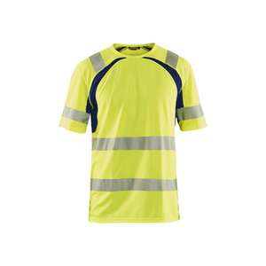 Blaklader-เสื้อยืดป้องกันรังสียูวี Hi-Vis 339710133389XL ชุดทำงาน HI-VIS 7330509655122สีเหลือง/สีกรมท่า - Product Image 1