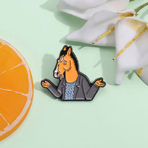 BoJacks-Horsemanエナメルピンラペルピンバッジ帽子服バックパック装飾ジュエリーアクセサリーファンギフト - Product Image 2