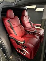 Sièges arrière de luxe pour Tesla Model X, sièges de capitaine aérodynamiques, fauteuil exécutif rouge, angle réglable, mise à niveau VIP, intérieur 6 places