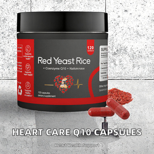 Cápsulas de Arroz de Levadura Roja con Coenzima Q10 y Nattokinasa, 120 Unidades, Suplemento Dietético para la Salud del Corazón y Vascular - Product Image 4