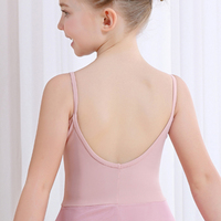 B101 vêtements de danse pour filles 4-14 ans justaucorps d'entraînement de danse lyrique avec jupe Tutu dentelle Costumes de danse de Ballet pour enfants