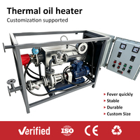 Chauffe-huile thermique à gaz haute pression 1,0 MPa, haute température 350°C, robuste, pour système de réservoir de fusion d'asphalte et de bitume industriel