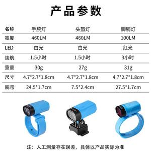 Juego de luces para bicicleta Antuke, LED recargable con soportes para casco de bicicleta y uso en muñeca y tobillo, resistente al agua Ipx4, 4 modos - Product Image 5