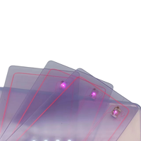 Kartu RFID NFC 213 215 216 yang Dapat Dicetak dengan Lampu LED untuk Kontrol Akses/Pembayaran Tanpa Tunai Kartu Kredit