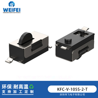 Interrupteur de détection de haute qualité KFC-V-105S-2-T 2 broches avec colonne SMD, petit micro-interrupteur, mini-détecteur de limite, interrupteur de caméra
