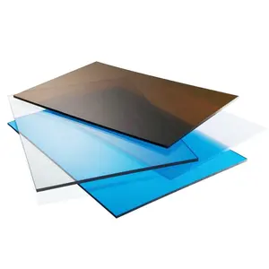 ESD पीसी प्लास्टिक शीट polycarbonate ठोस बोर्ड पारदर्शी रंग प्लास्टिक शीट