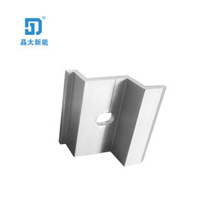 Kit de <span class=keywords><strong>fixation</strong></span> de panneaux solaires en alliage d'aluminium, composant de support photovoltaïque à pression latérale pour blocs à pression moyenne - Product Image 6