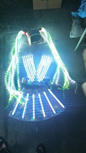 ชุดวันเกิดชุดแต่งงานเด็กผู้หญิง2024 LED ชุดการแสดงมายากลควบคุมระยะไกล - Product Image 3
